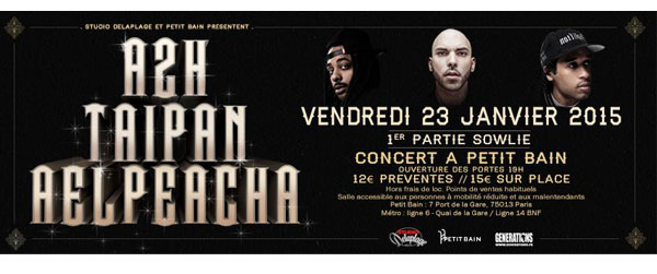 A2H en concert à Paris