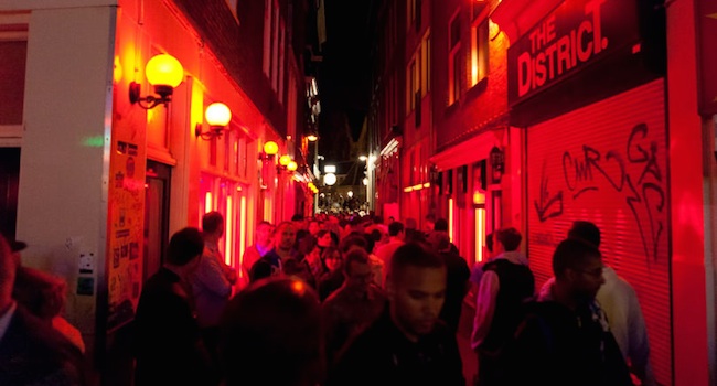 Un quartier rouge ouvre en Angleterre