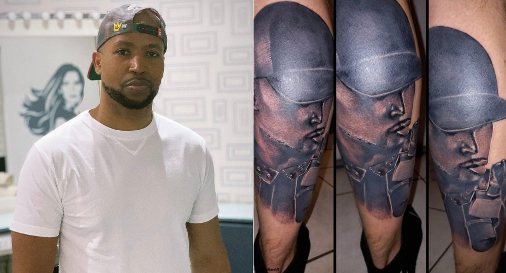 Un fan se fait tatouer le visage de Rohff sur sa jambe, le rappeur