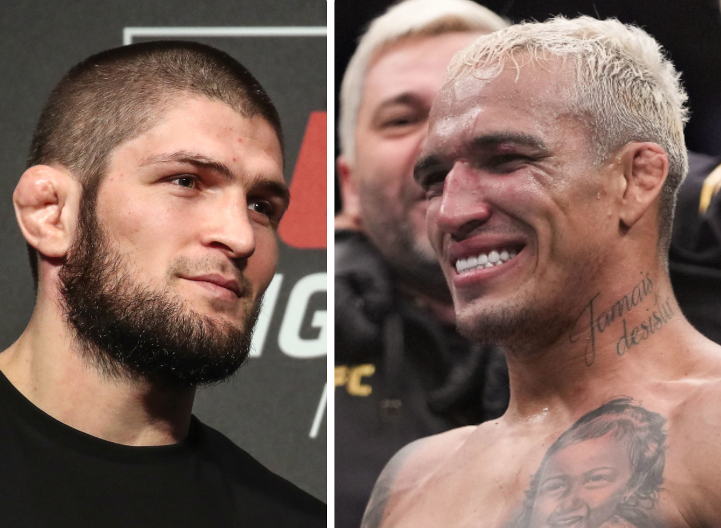 Charles Oliveira a un plan pour faire revenir Khabib Nurmagomedov dans
