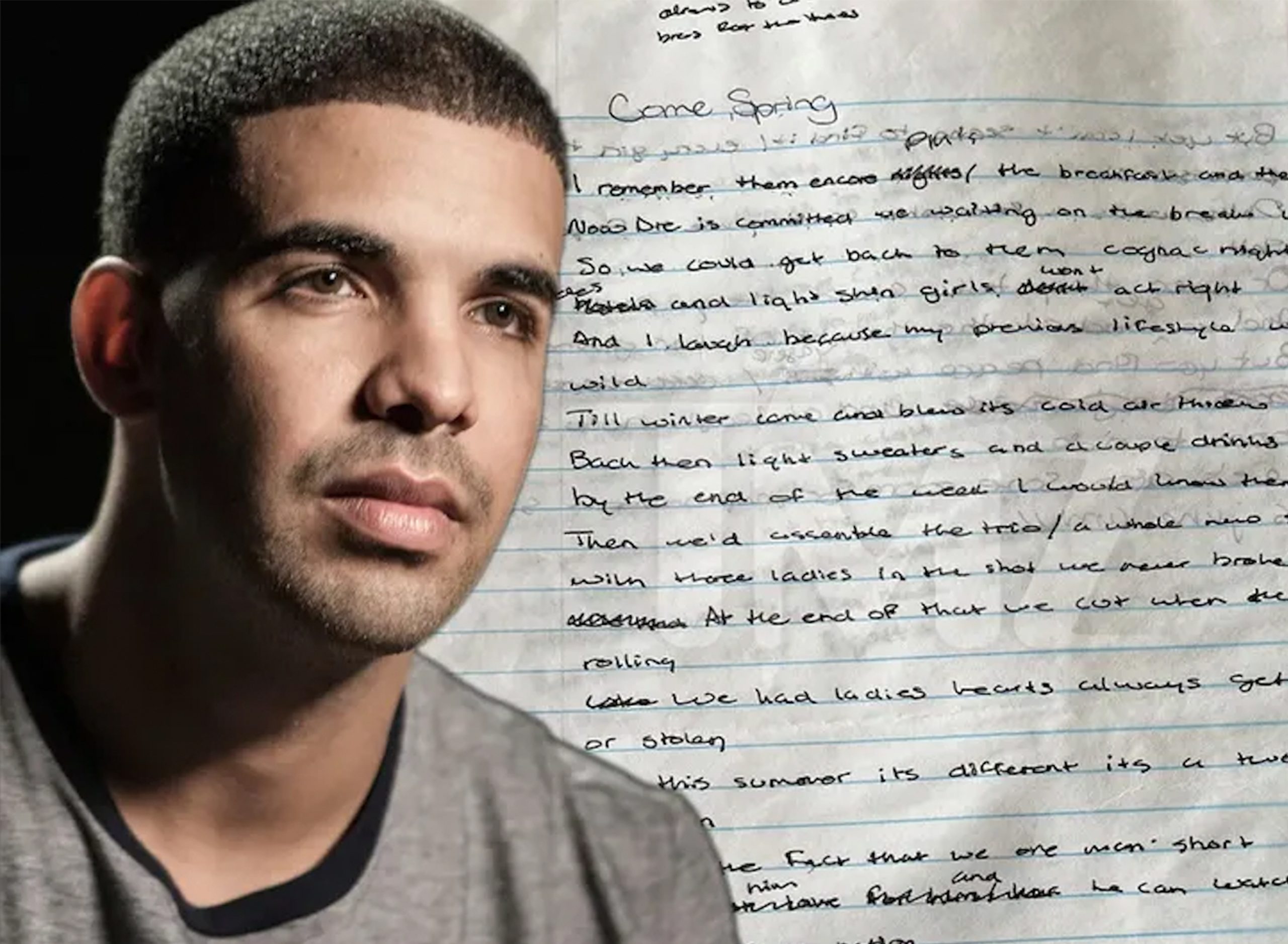 L'oncle de Drake jette les premiers textes du rappeur estimés à 20 000