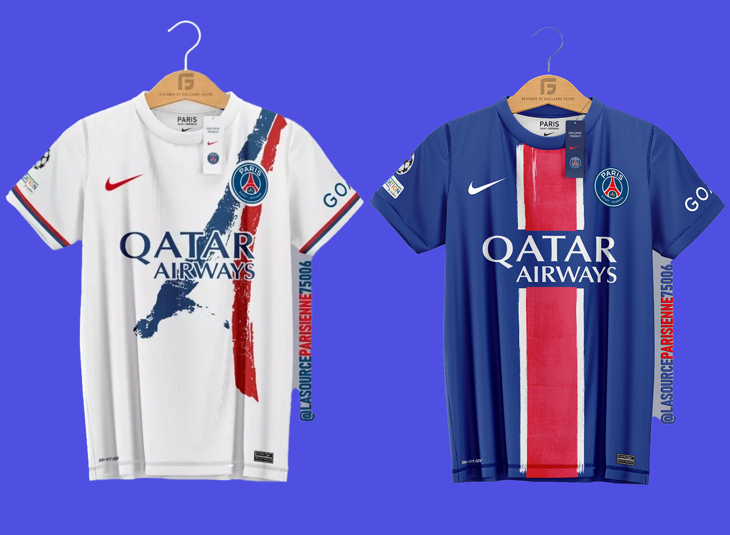 PSG: Les maillots domicile et third 2024-25 du PSG en images